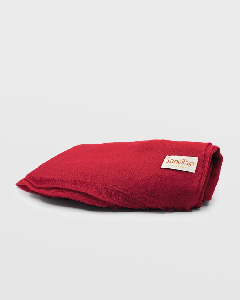 Handgefertigter Wollschal aus Lammwolle